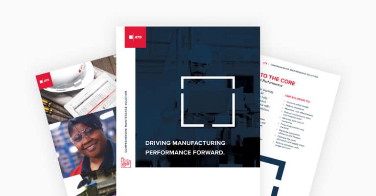 Comprehensive Maintenance brochure mockup