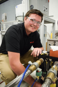 ATS interns during paid internship in manufacturing Peoria IL