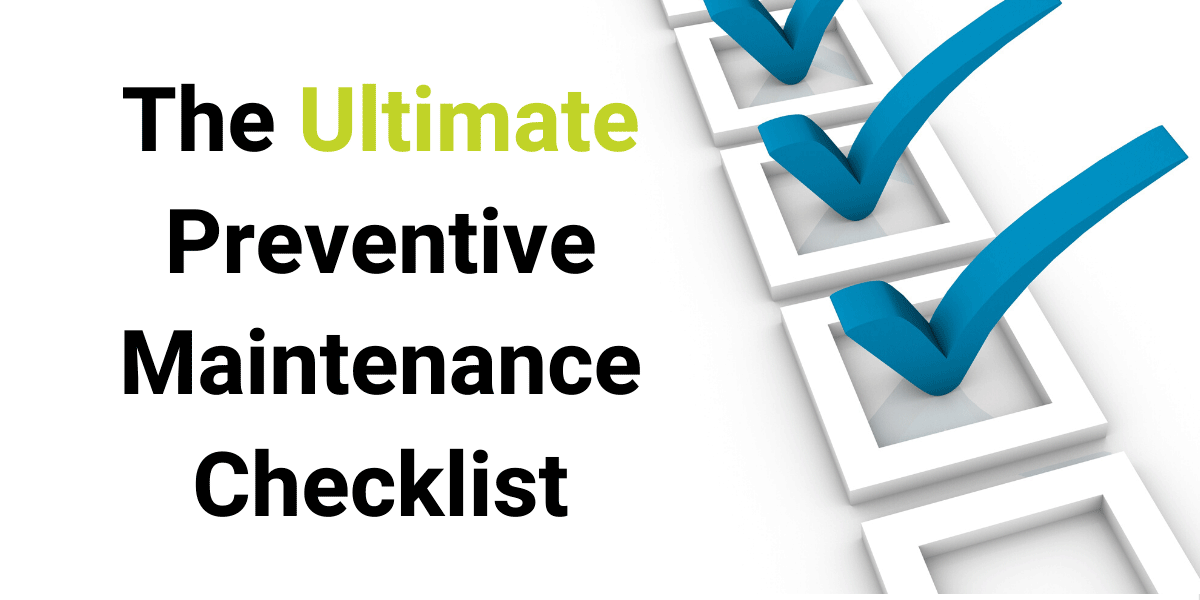 preventive maintenance checklist