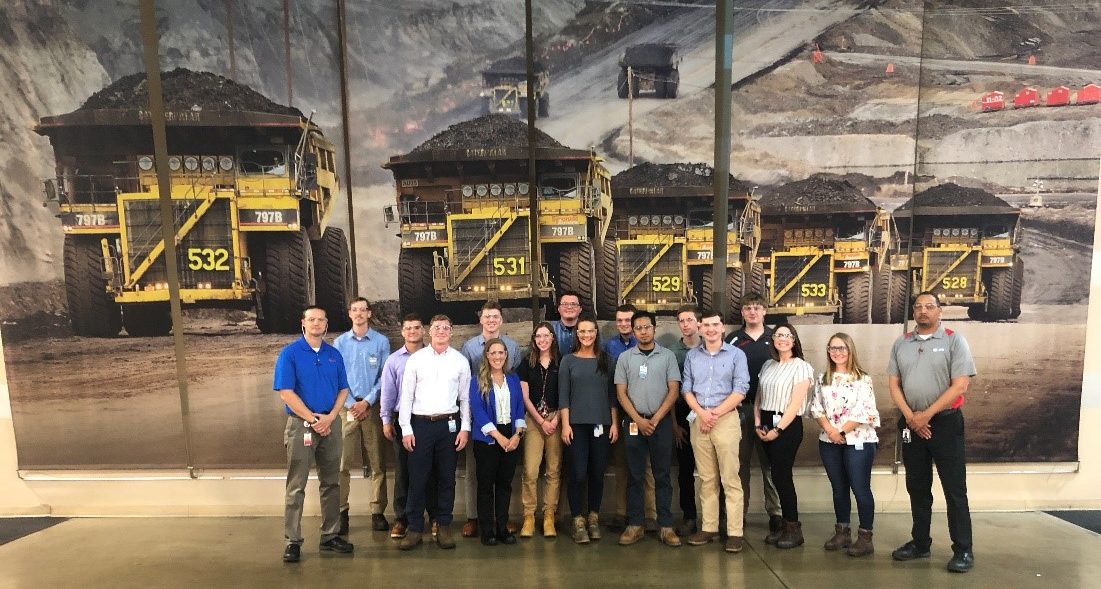 ATS interns during paid internship in heavy equipment Peoria IL