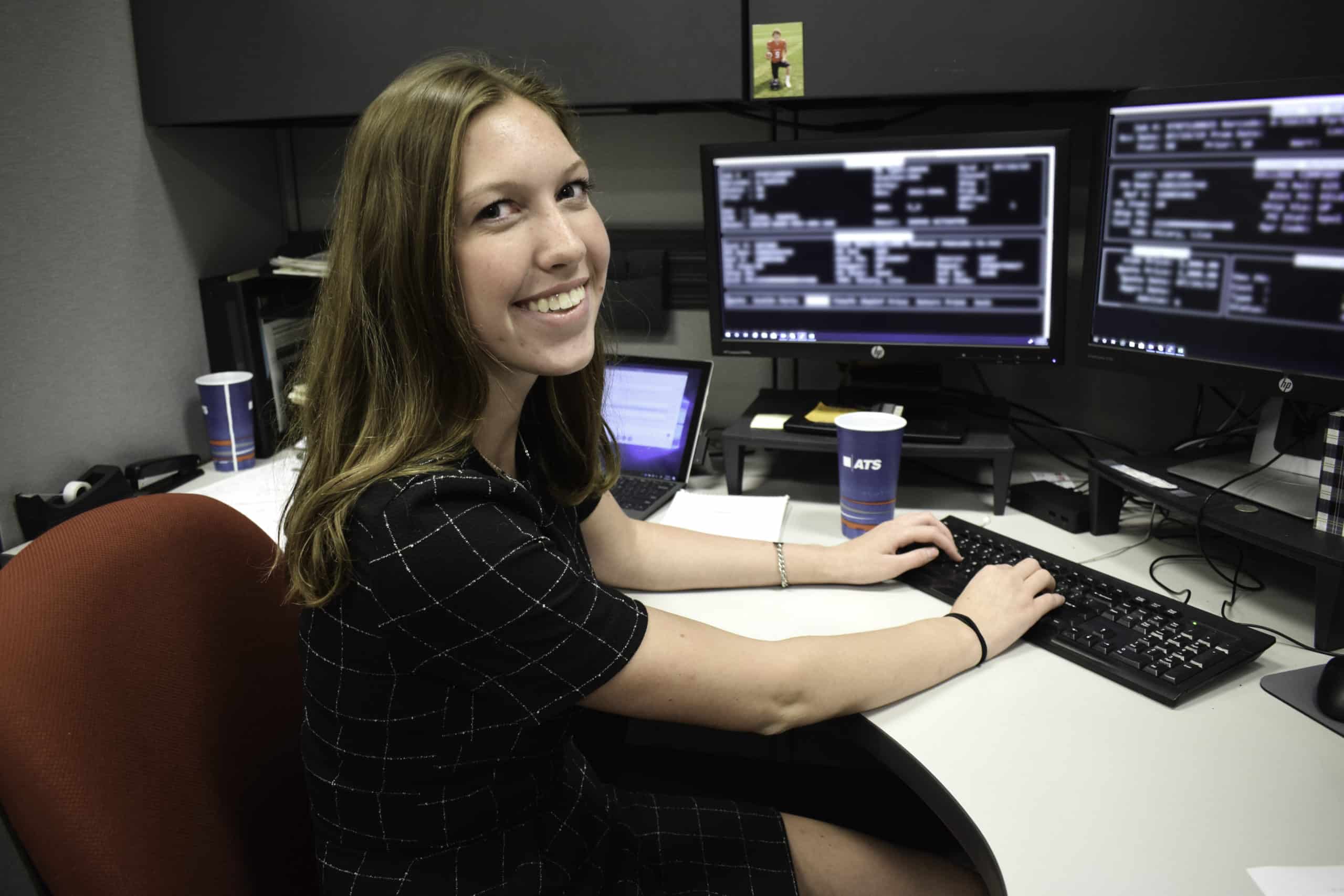 ATS interns during paid internship in parts repair Peoria IL