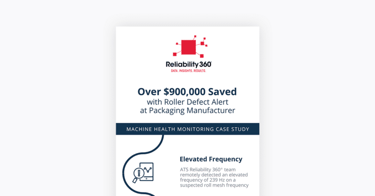 Packaging manufacturer saves $900K.
