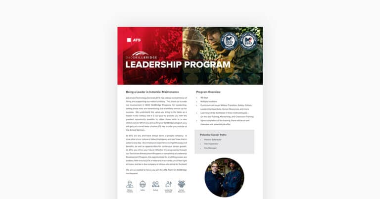 DOD SkillBridge Leadership Program resource featured Image.