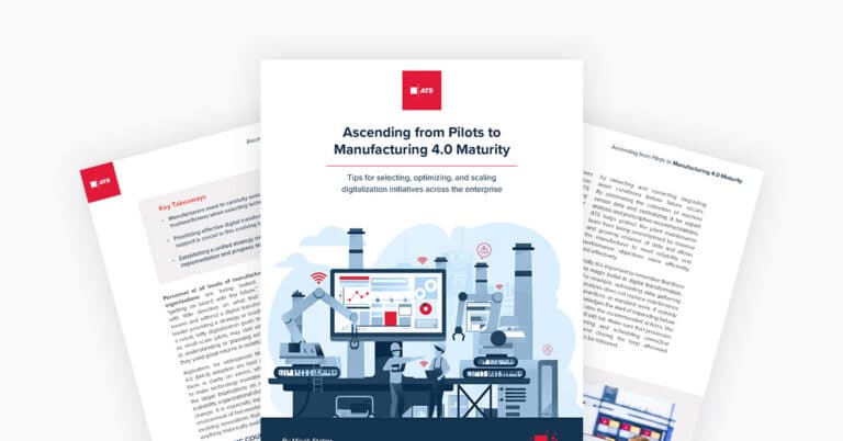 Ascending from Pilots to Manufacturing 4.0 Maturity PDF pages.