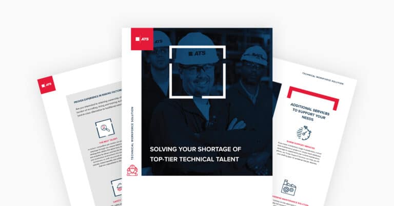 PDF pages of technical workforce brochure
