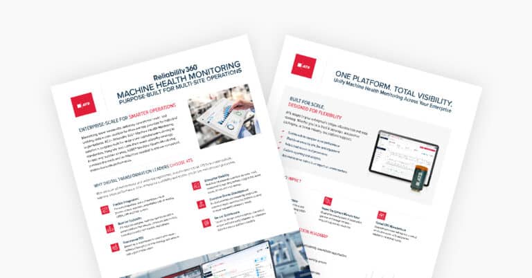 Reliability 360® Machine Health Monitoring Enterprise Solution info sheet image
